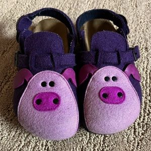 Birkenstock Birki’s felted pig clogs